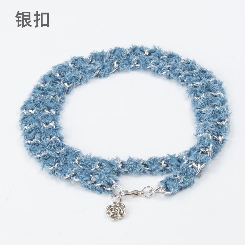 

Четыре сезона в наличии модный маленький ароматный пояс-цепочка на талию ковбойский кружевной пояс женское платье многофункциональный пояс-цепочка металлическое украшение на юбку 105cm