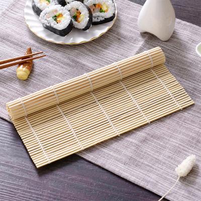 Bambus-Sushi-Matte mit Reislöffel, natürliche Sushi-Rollmatte, lebensmittelechtes Sushi-Herstellungszubehör zum Formen von Sushi-Rollen