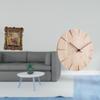 Floral Wood Photo Frame And Silent Wall Clock Set Antique Decorative Gift for Office Home Dorm