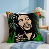 Singer Bob MMarley Cushion Cover Square Pillow Bedroom Sofa Leisure Comfort Living Room Home Decoration X