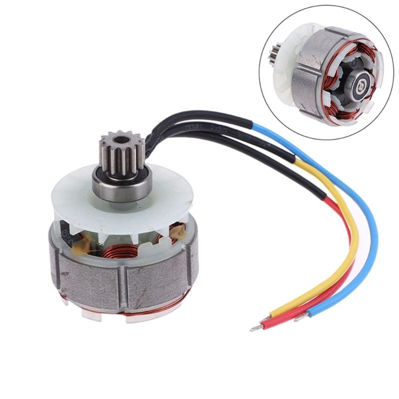 21V Brushless Motor Rotor For Lawn Mowers Low Noise Energy Efficient 12 Tooth Grass Trimmer Rotor Easy to Install