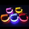 Bandă reflectorizantă cu LED: Brățară sport cu încărcare USB pentru alergare nocturnă, ciclism, brățară cu lumină de semnalizare cu design plasă.
