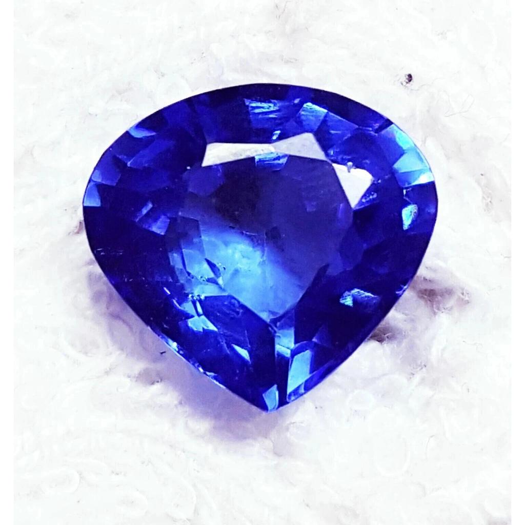 Natural Amazing Blue Sapphire Pear Cut 9-11 Ct Stunning Certified Gemstone