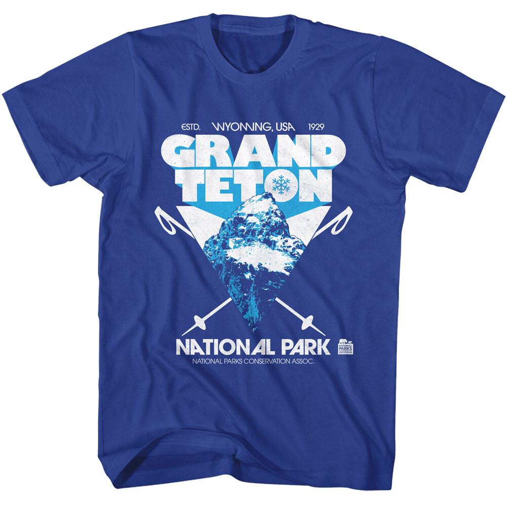 United States Grand Teton National Parks Est 1929 Wyoming USA Men T Shirt XXXL