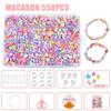 DIY Handmade Beaded Children's Toy Creative Loose Spacer Beads Crafts Making Bracelet Necklace Jewelry Kit Girl Toy Gift
