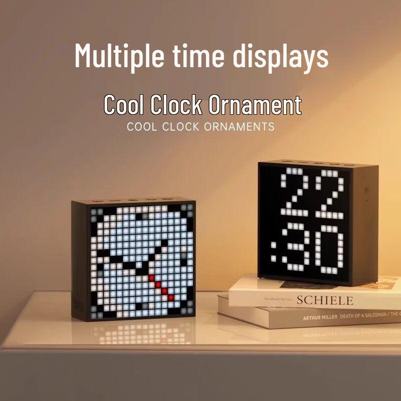 Divoom Timebox-Evo Pixel Art Bluetooth Speaker with Alarm Clock CN plug (adapter included)