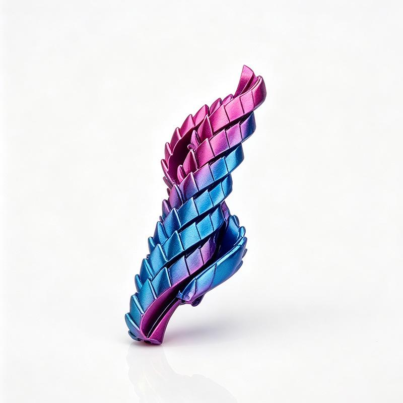 Transformable 3D Printed Dragon Egg: Rotating Telescopic Decompression Ball Toy for Kids and Adults