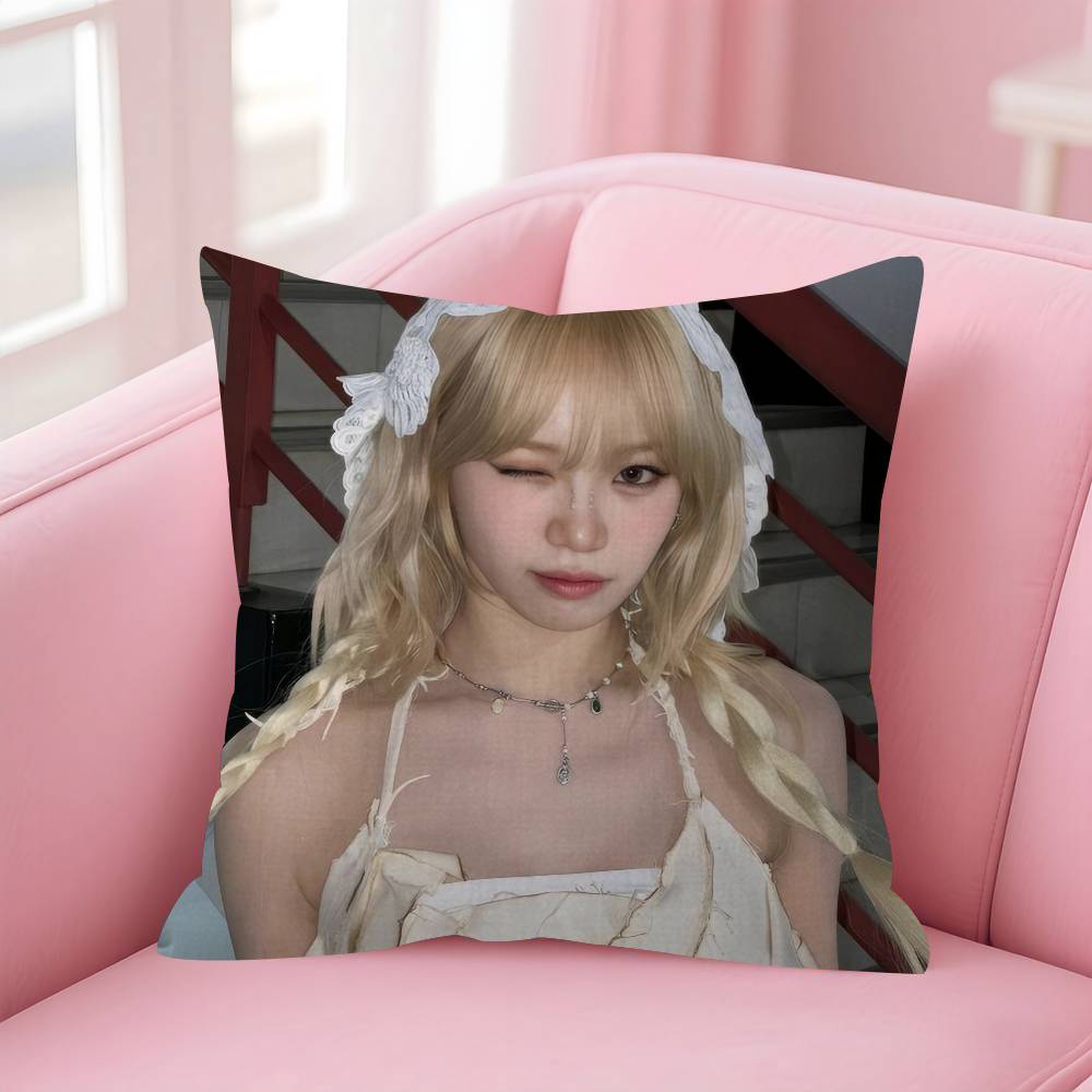 Singer C-Chaewon Beauty Pillow Cover For Bedroom Room And Living Room Sofa Decorative Cushion Cover