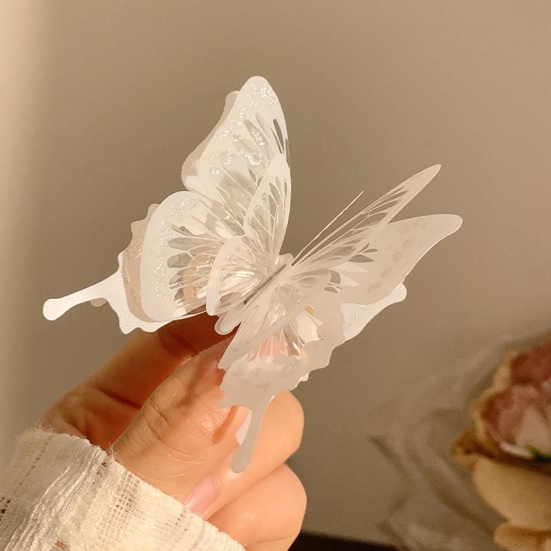 Motýl Super Nesmrtelný Nový Čínský Motýl Stereoskopický Vysoké Kvality Unikátní Design Temperament Vlasová Spona