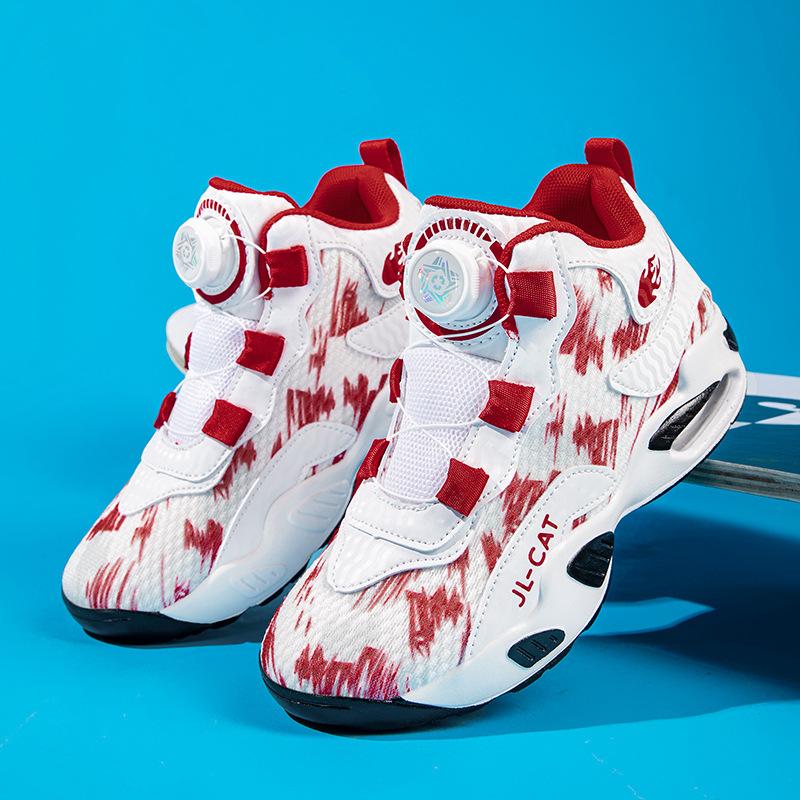 

Весенние и летние сетчатые детские вращающиеся кроссовки dunk с воздушной подушкой для молодежи 28 кроссовки для бега 30 обувь Jinjiang 28