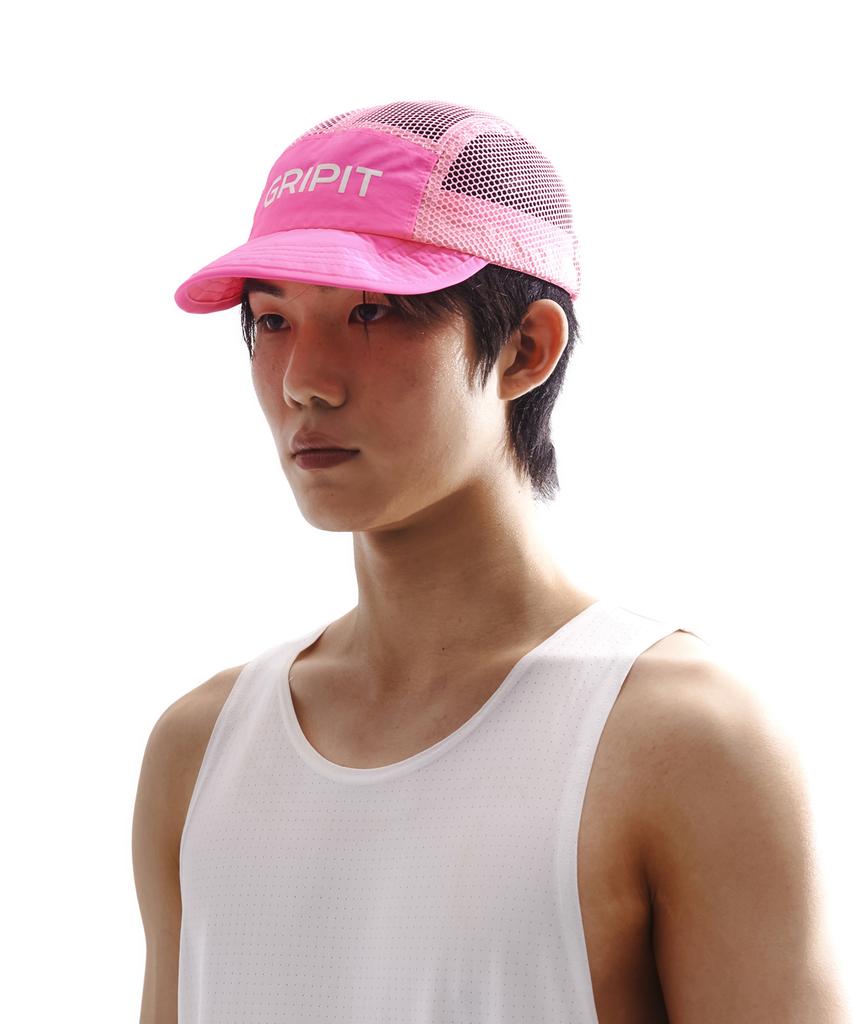 Geulipis Gripit-X Sweatout Running Trail Ball Cap Pink