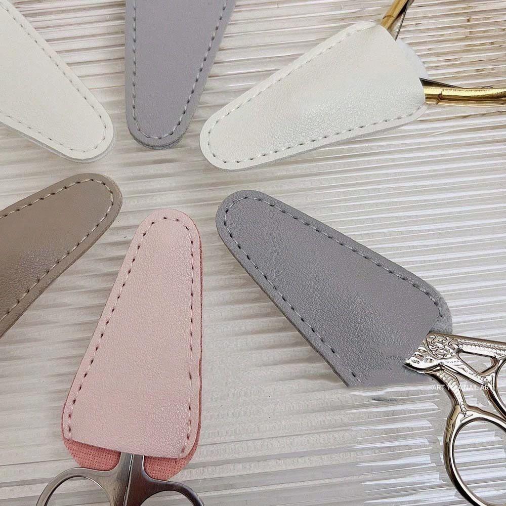 1 Piece Of Beauty Tool Protective Cover, Dedicated Storage Cover For Scissors, Dead Skin Tweezers, Portable Leather Cover