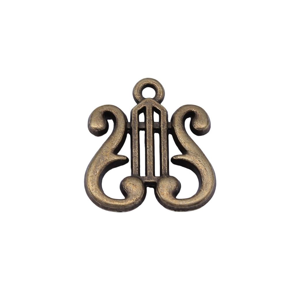 Jewelry Crafts Music Note Charms Alloy Pendants For Concert Collector
