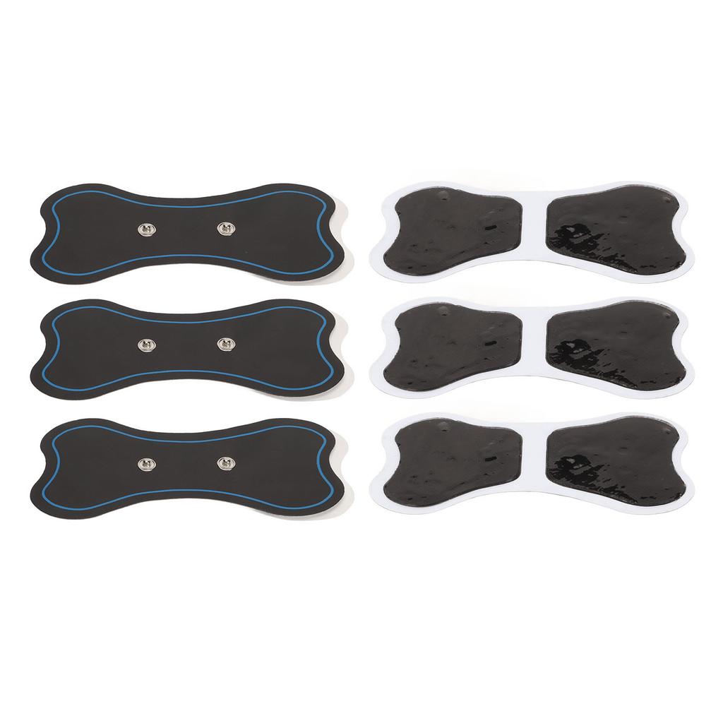 6 Stück Zervikale Massagepflaster Niedrigere Impedanz Selbstklebend Ersatz Nackenmassagegerät Pads