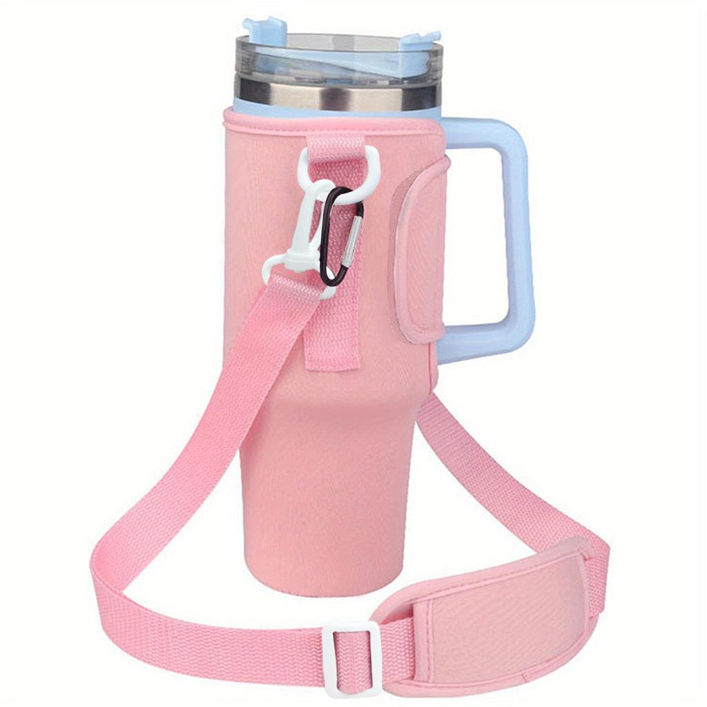 1pc Insulated Water Bottle Sling Bag, Adjustable Strap & Protective Carrier for Gym Hiking Commute, Keeps Hands Free
