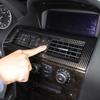 ABS Carbon Fiber Center Air Outlet Trim Cover For BMW 6 Series E63 E64 2004-2009