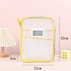 Zipper Test Paper Storage Bag Large Capacity File Folder Bag Stationery Organizer Pouch  Students