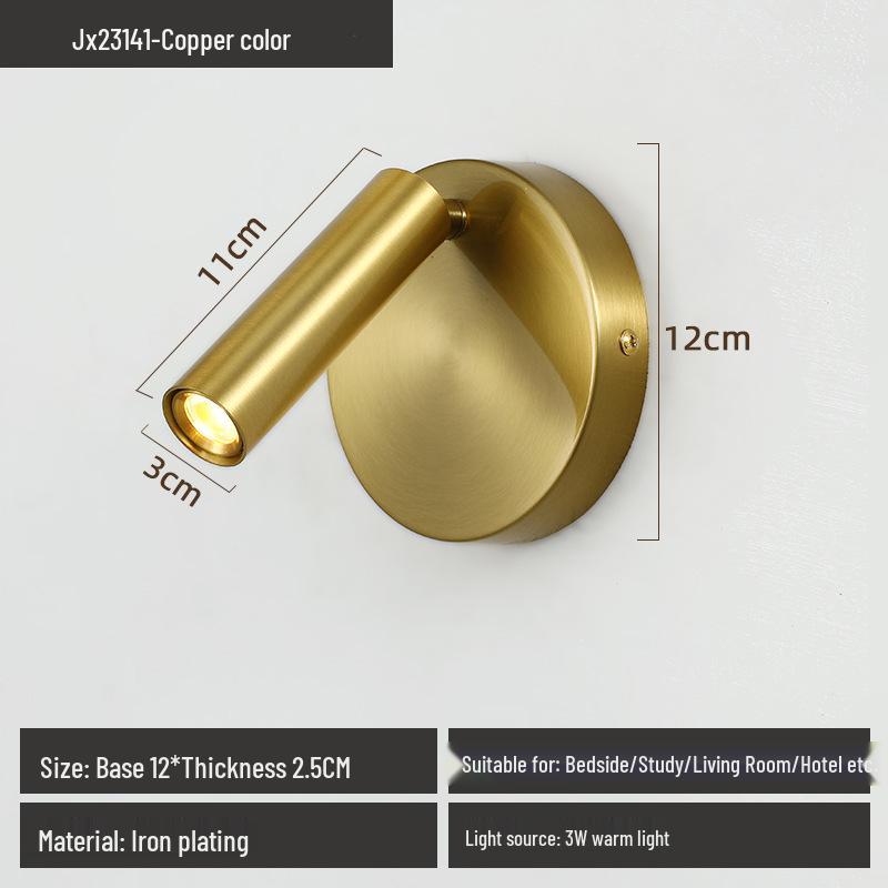 Modern Wall Light for Eye Protection: Ideal for Reading, Hotel Corridors, Bedrooms, and Children's Rooms