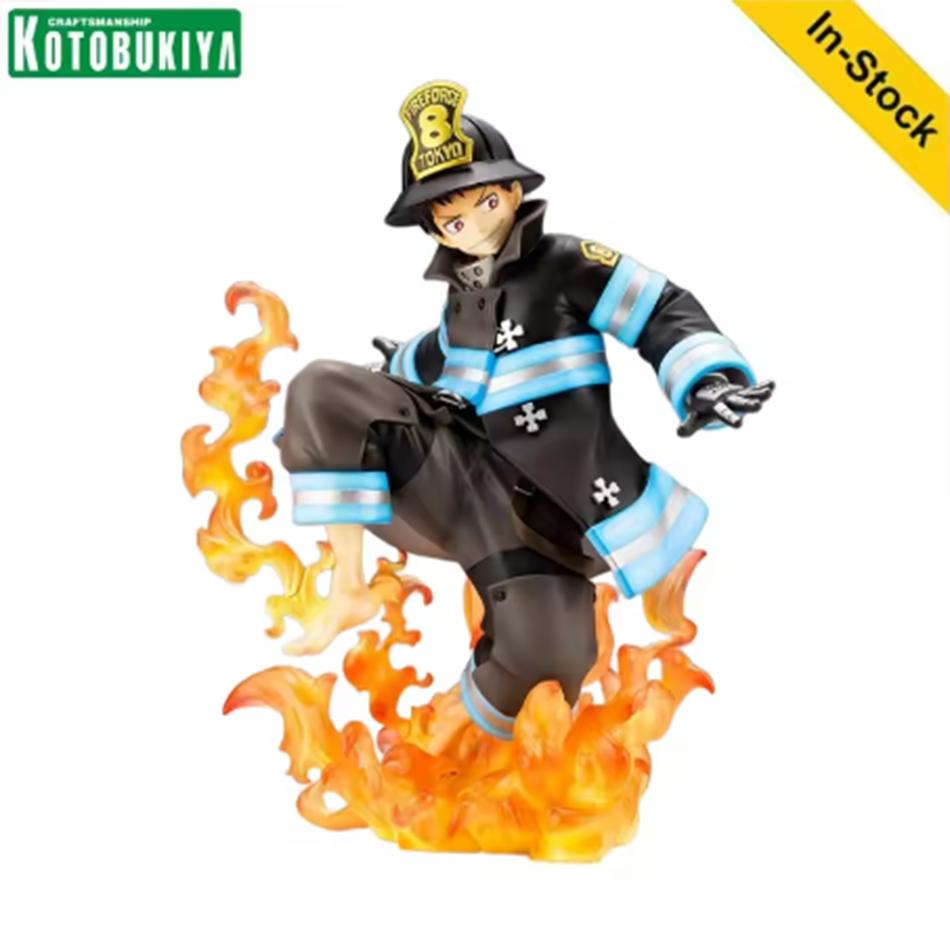Original Enn Enn no Shouboutai Anime Figure Shinra Kusakabe Action Figure Room Decorations PVC Collection Model Gift In Stock