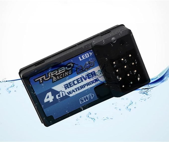 UltraPower TURBO RACING 4-Channel Waterproof 2.4GHz Radio (RX41)