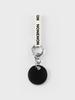 NONENON BLACK CIRCLE KEYRING_S
