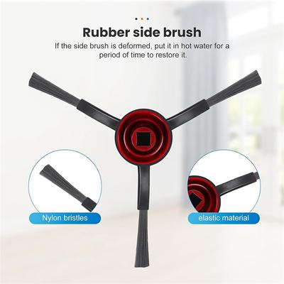 ABBY-For ECOVACS DEEBOT T30S Robot Vacuum Cleaner Main Side Brush Hepa Filter Mop Cloth Dust Bags Parts