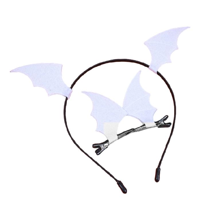 Transformative Devil Horns 3pcs Hair Clip Headband Set Party Headpieces for Halloween Costume Enhancement