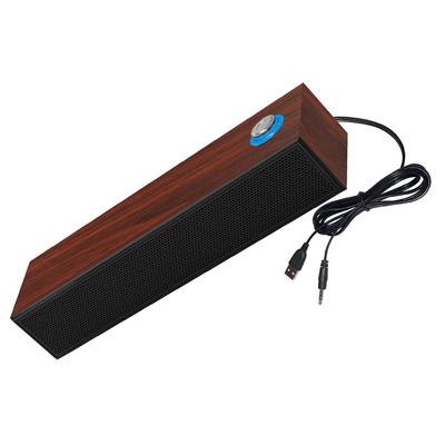 Stolní dřevěný reproduktor Kabelové bezdrátové stabilní reproduktory USB Audio zařízení Reproduktor Bluetooth Počítač Hlasitější ozvučovací box