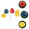 16-teiliges Golf-Gummi-Tees mit Saiten, 4 Größen, Pyramidenballhalter, Ausrüstungsset