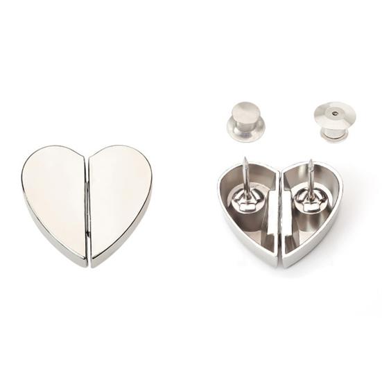 2/4/12/20Pcs Love Heart Curtain Magnet Closure Prevent Light Leaking Magnetic Curtain Clip Heavy Duty Alloy Thin Drapery Curtain Weight Magnet Holder