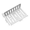 Set med 2 Metall Slitstarka Dubbla 2 DIN Bilradio Ramar - Universell Passform