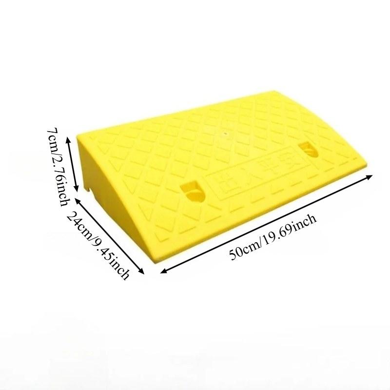 Durable Portable Threshold Ramp 3–10cm Height, Anti-Slip Surface for Car, Motorcycle, Wheelchair, Pets, Doorstep, Curb Access