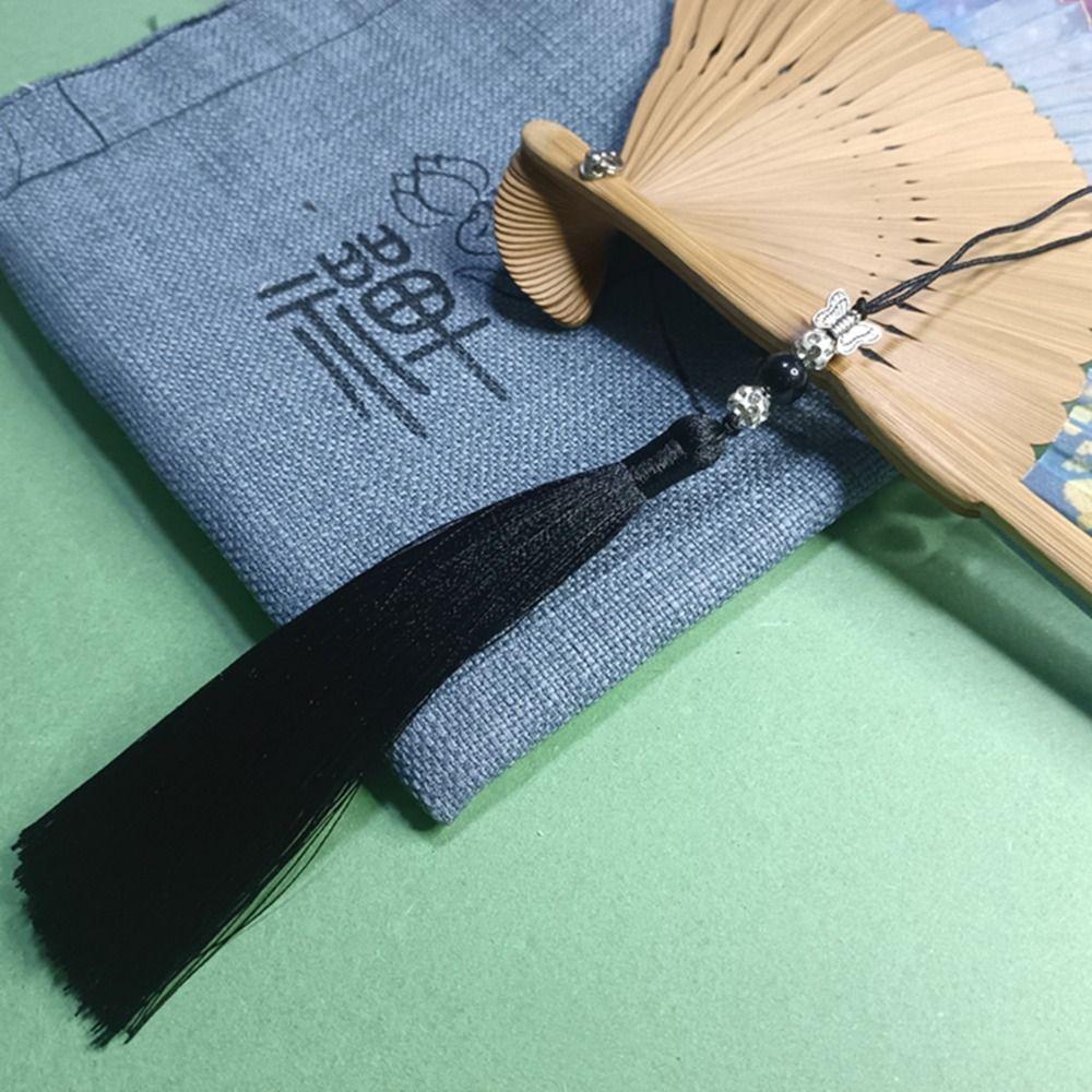 DIY Crafts Bookmark Tassels Lucky Phone Pendant Chain Keychain Tassel Car Keyring  Gift