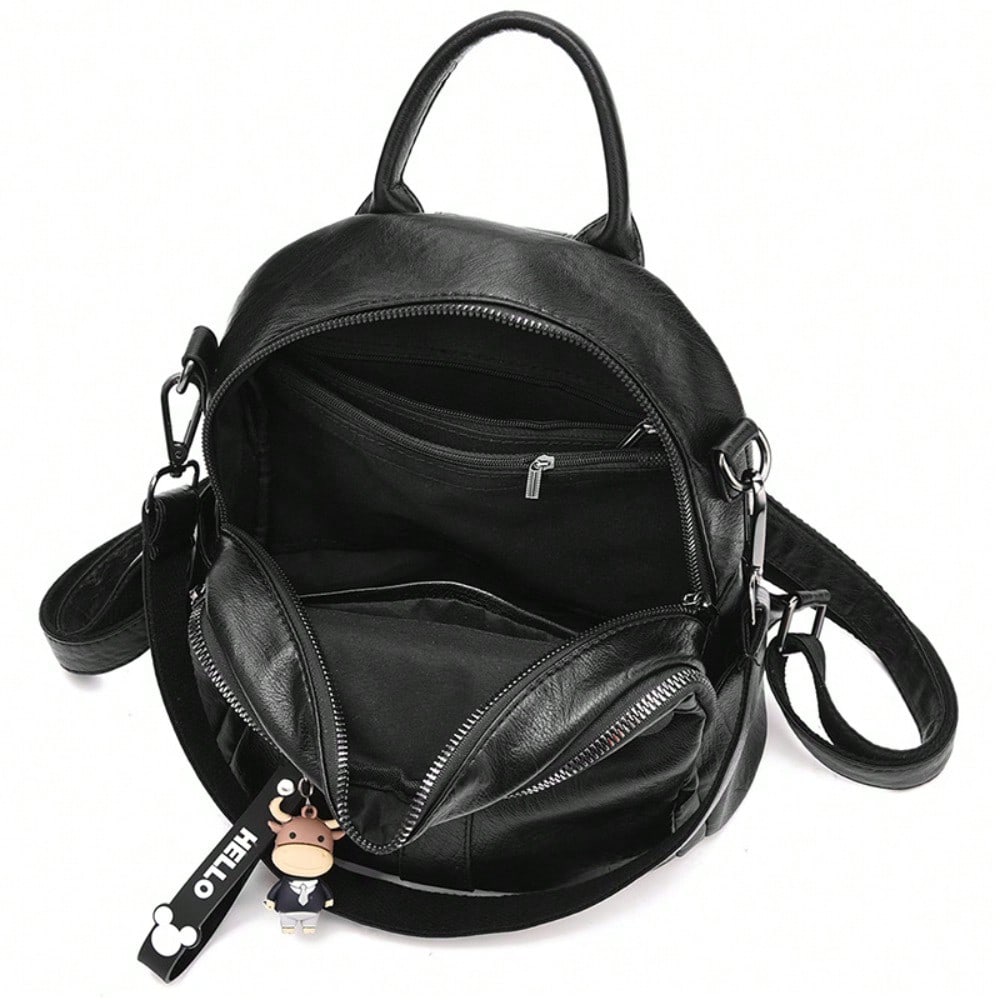 women's bags, new Korean version of trendy backpacks, simple and large-capacity shoulder bags, high-end women's bags, student school bags.