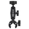 Rv Ladder Mount for Mini ABS Aluminum Alloy Multifunction Adjustable Clamp Mount for Pole RV Trailer Yacht Black