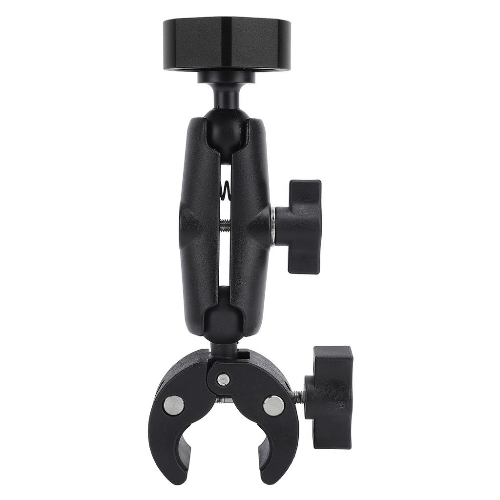 Rv Ladder Mount for Mini ABS Aluminum Alloy Multifunction Adjustable Clamp Mount for Pole RV Trailer Yacht Black