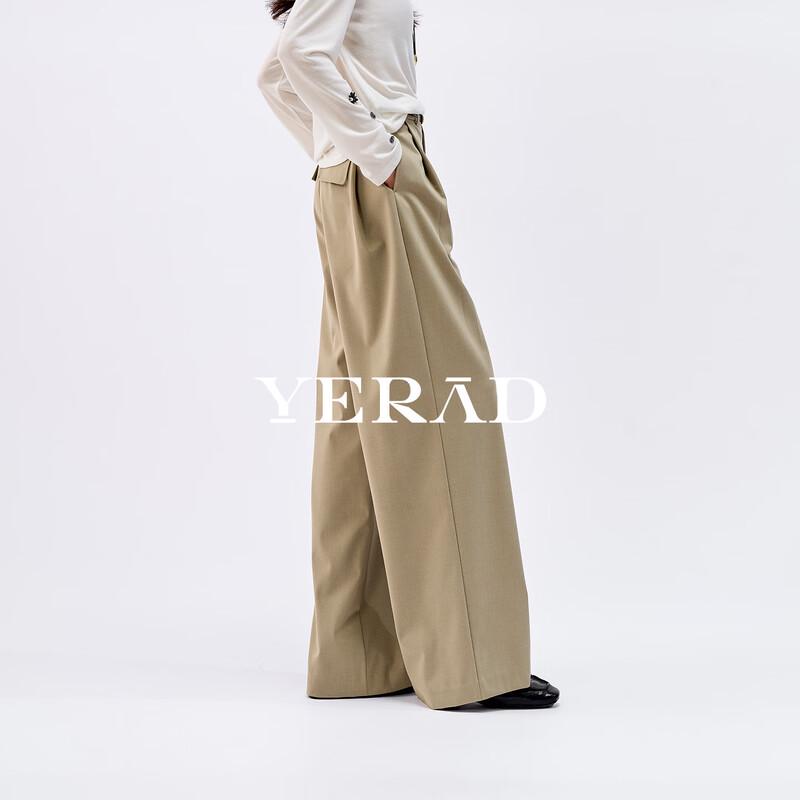 YERAD Women's Lyocell Acetate Wide-Leg Trousers