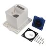 1pcs Waterproof Socket RV Modification Accessories 16A23A External Socket Waterproof Socket 220V-250V Embedded Socket