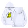 Kids' Long Sleeve Loose Pullover Letter Print Drawstring Hooded Sweatshirt
