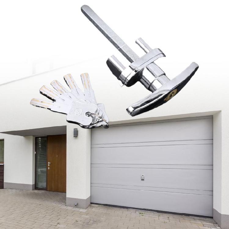 Shed Door Handle Lock Replacement Garage Door Lock Weatherproof  T Handle Lock for Shed, Gate, Barn, Garage Enduring