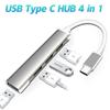 4 In 1 USB HUB 3.0 Extender 4 Ports Splitter Adapter OTG Docking Station Type USB C Adapter For Mobile Phone Laptop Computer HUB