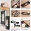 Hinge Installation Jig Easy Adjustment Door Hinge Mortiser for 2‑1/2 To 6in Hinges for 1‑3/8 To 2‑1/2in Door Thickness