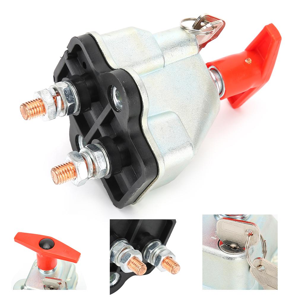 Universeller Batterietrennschalter Stromunterbrechung Ein Aus für Auto LKW 12 24V 250A