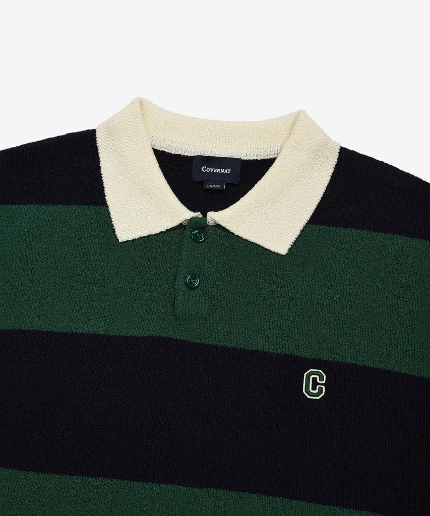 COVERNAT Rugby Half Knit Green