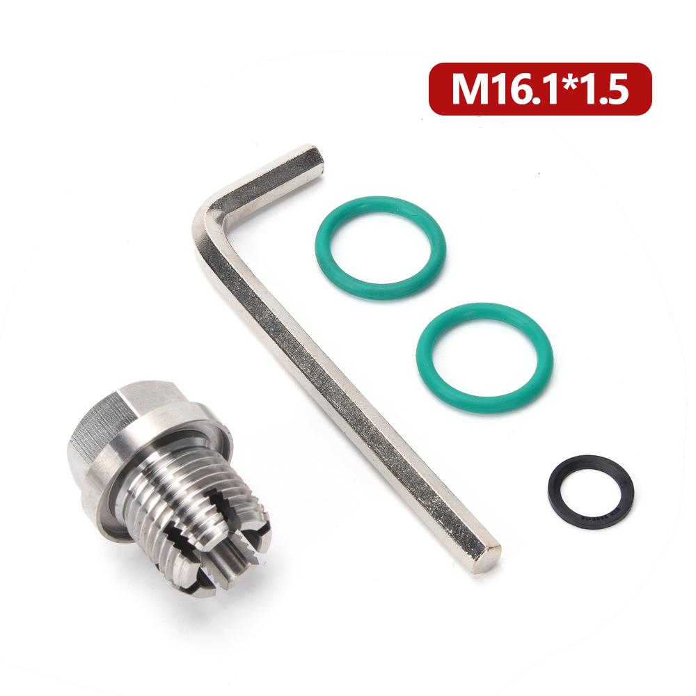 RASTP-M10.4/M12.1/M14.1/M16.1/M18.1 Oil Drain Plug Piggyback Self Tapping Oil Pan Thread Repair Kit With O-Ring Wrench QRF042