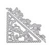 Card Border Triangle Decoration Metal Silvery Stencil Embossing Cutting Dies For Diy Scrapbooking Paper Album Cards Making