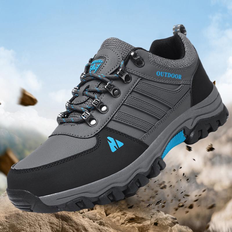Men'S Plus Size Outdoor Hiking Shoes Four Seasons Non-Slip Comfort Casual Walking Shoes Fashion Youth Joker Sports Running Shoes