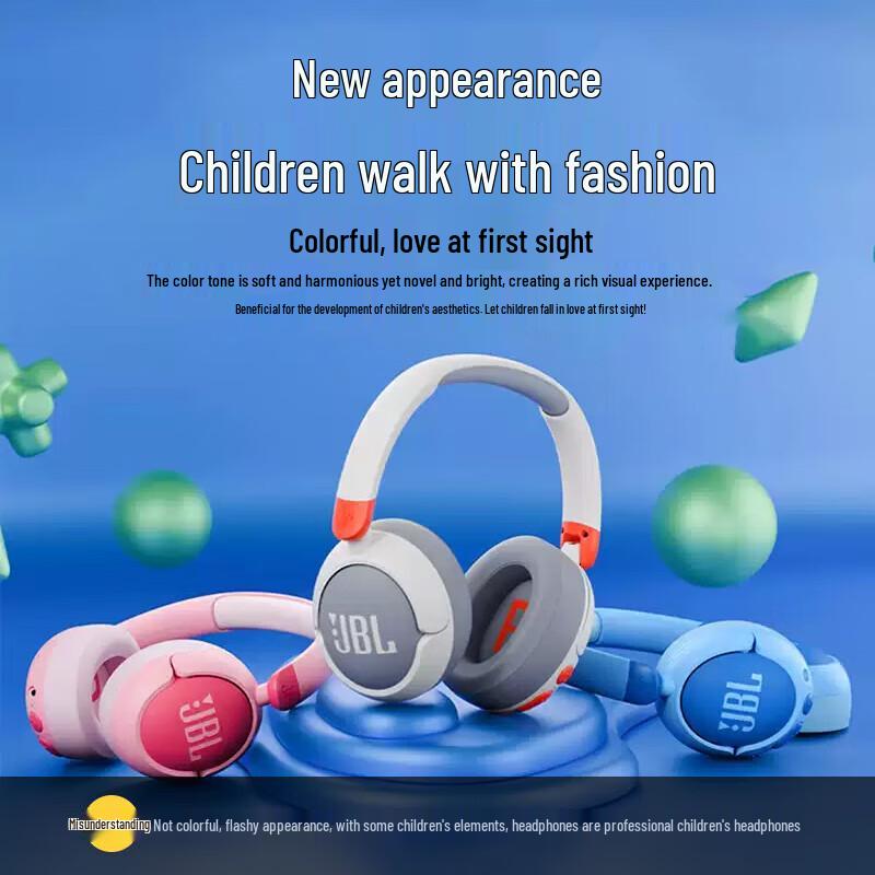 JBL JR470NC Kids Wireless Active Noise Cancelling Over-Ear Headphones