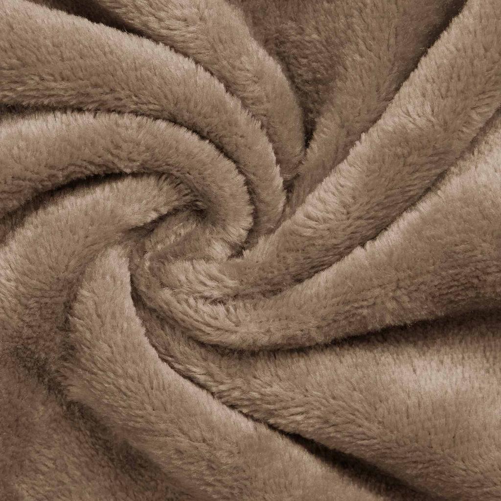 Camel Colored Flannel Blanket Hoodie S