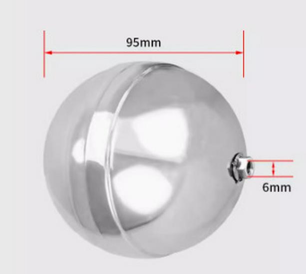 Stainless Steel Fully Automatic Adjustable Float Valve with Brass Plug - Water Level Controller